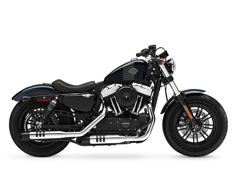 Motorcycle Harley Davidson® 1200 Forty Eight parked